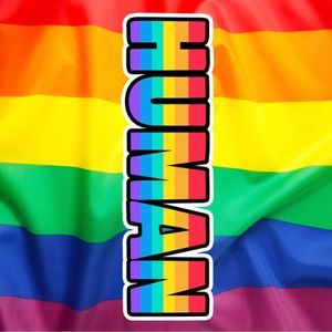 HUMAN 20oz Tumbler NWOT! Hand was only! Lid,Straw and brush.